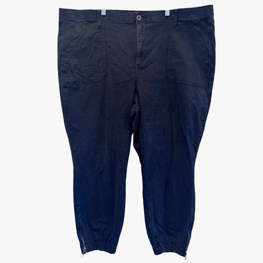 Torrid Jogger Pants 24R Black Y2K Gorpcore Grunge Gothic Cargo Outdoor Casual‎